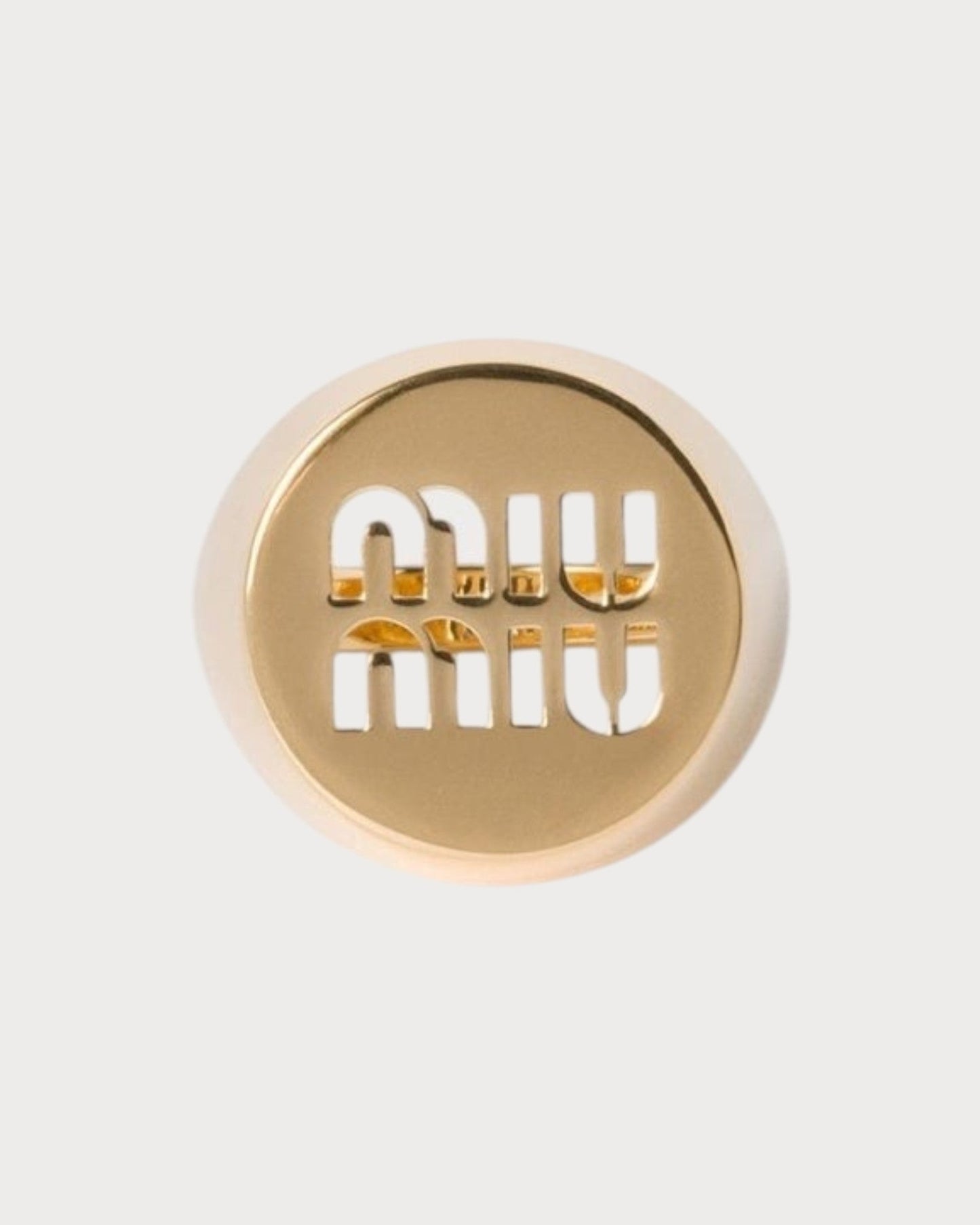 MIU MIU Signet Ring(Gold)