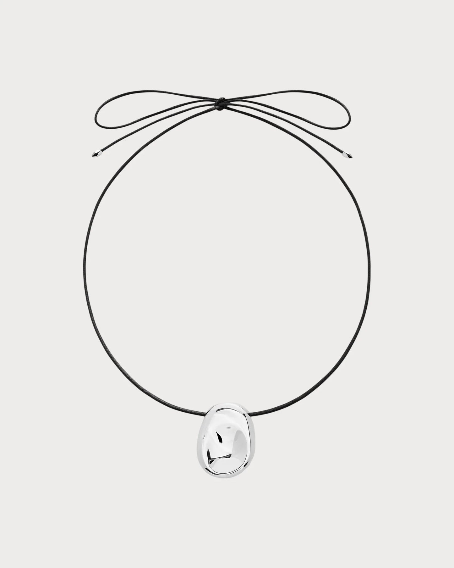 MONICA VINADER Aria Cord Gold Vermeil Necklace(Silver)