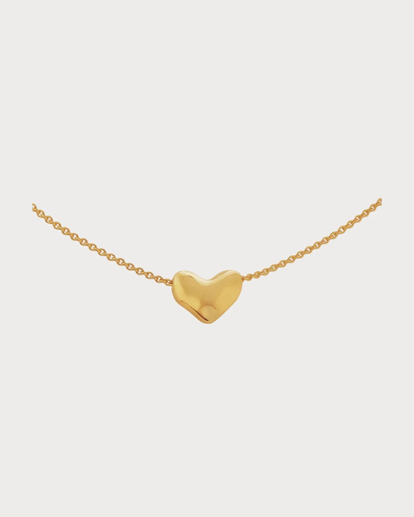 MONICA VINADER Heart-Charm 18ct Yellow Gold-Plated Vermeil Sterling-Silver Pendant Necklace(Gold)