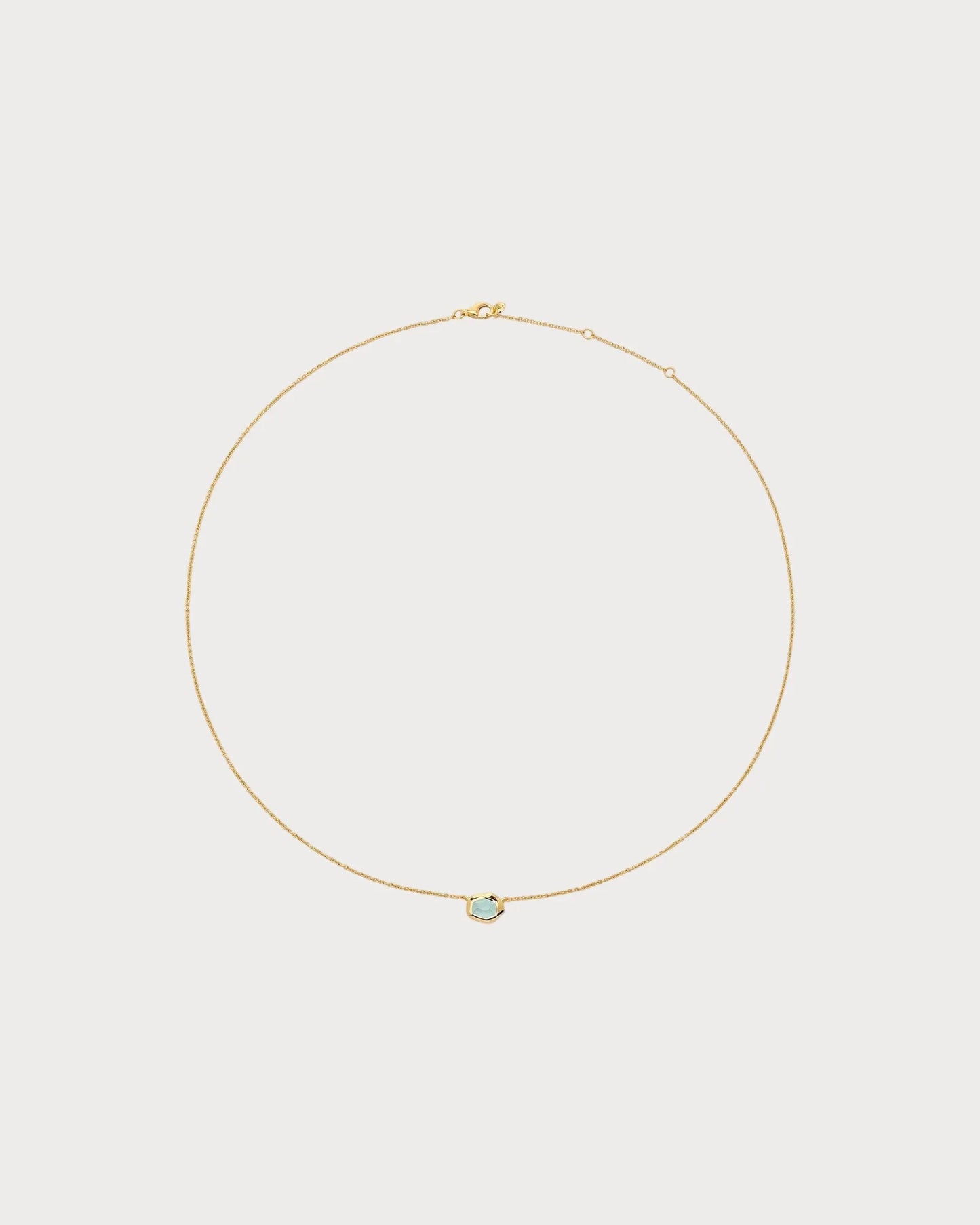 MONICA VINADER Odyssey 18ct Yellow-Gold Vermeil and Aquamarine Necklace(Blue)