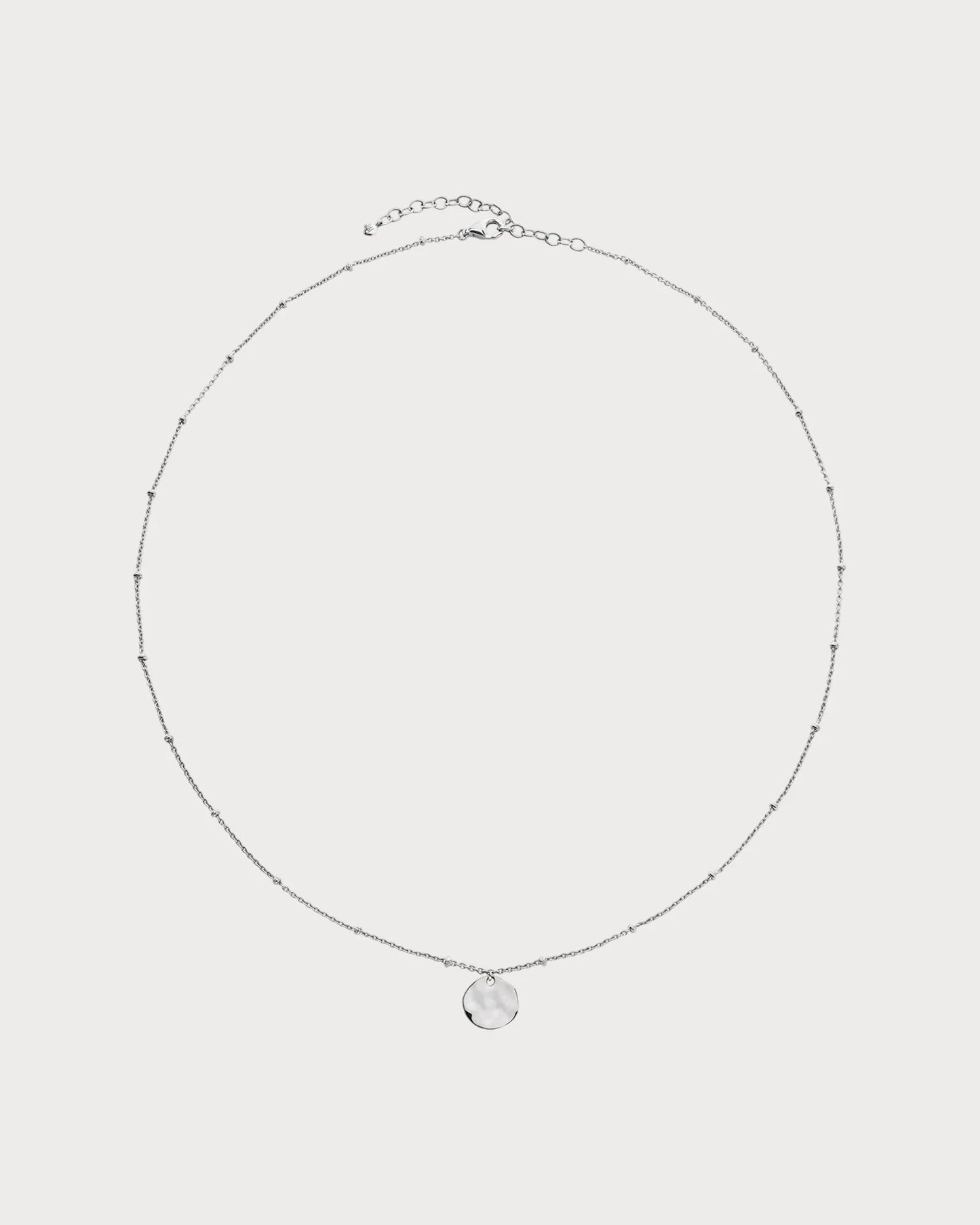 MONICA VINADER Siren Muse Disc 18ct Yellow Gold Vermeil Necklace(Silver)