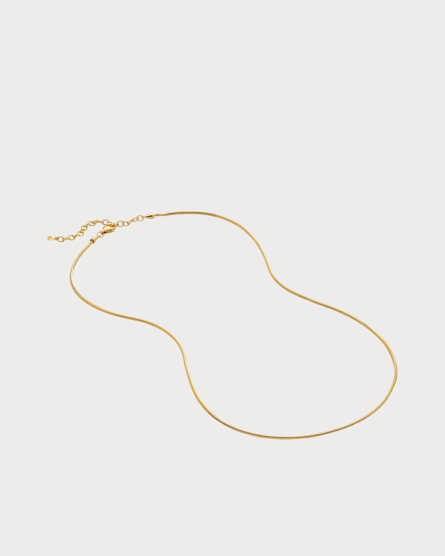 MONICA VINADER Thin Snake 18ct Yellow Gold-Plated Vermeil Sterling-Silver Necklace(Gold)
