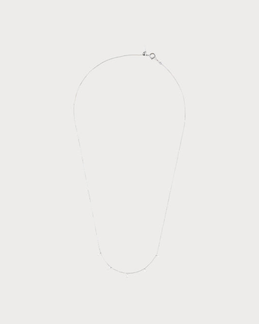 PERSEE White Gold and Diamond 5-Stone Danaé Necklace(White Gold)