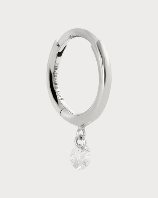PERSEE White Gold and Diamond Danae Single Earring(White Gold)