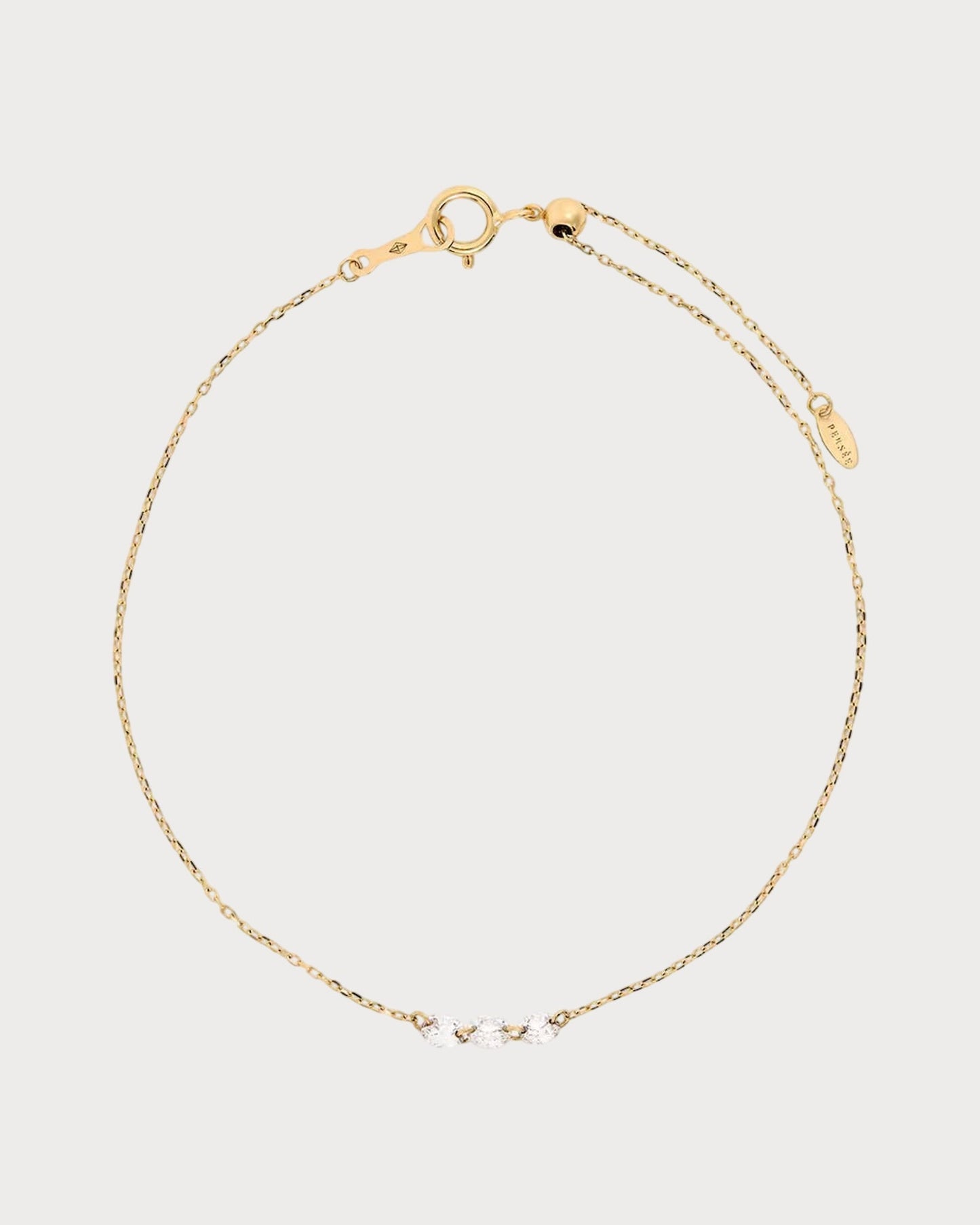 PERSEE Yellow Gold and Diamond Danae Bracelet(Yellow Gold)
