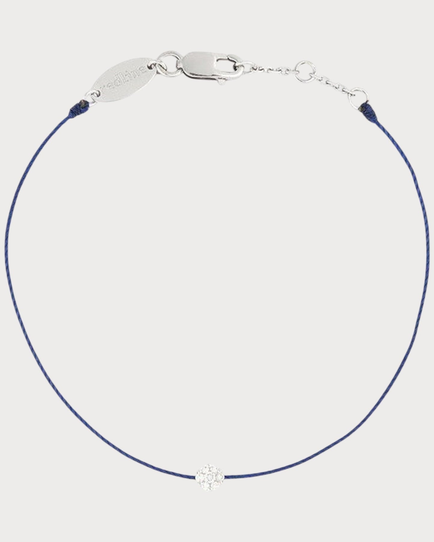 REDLINE White Gold and Diamond Illusion Bracelet(Blue)