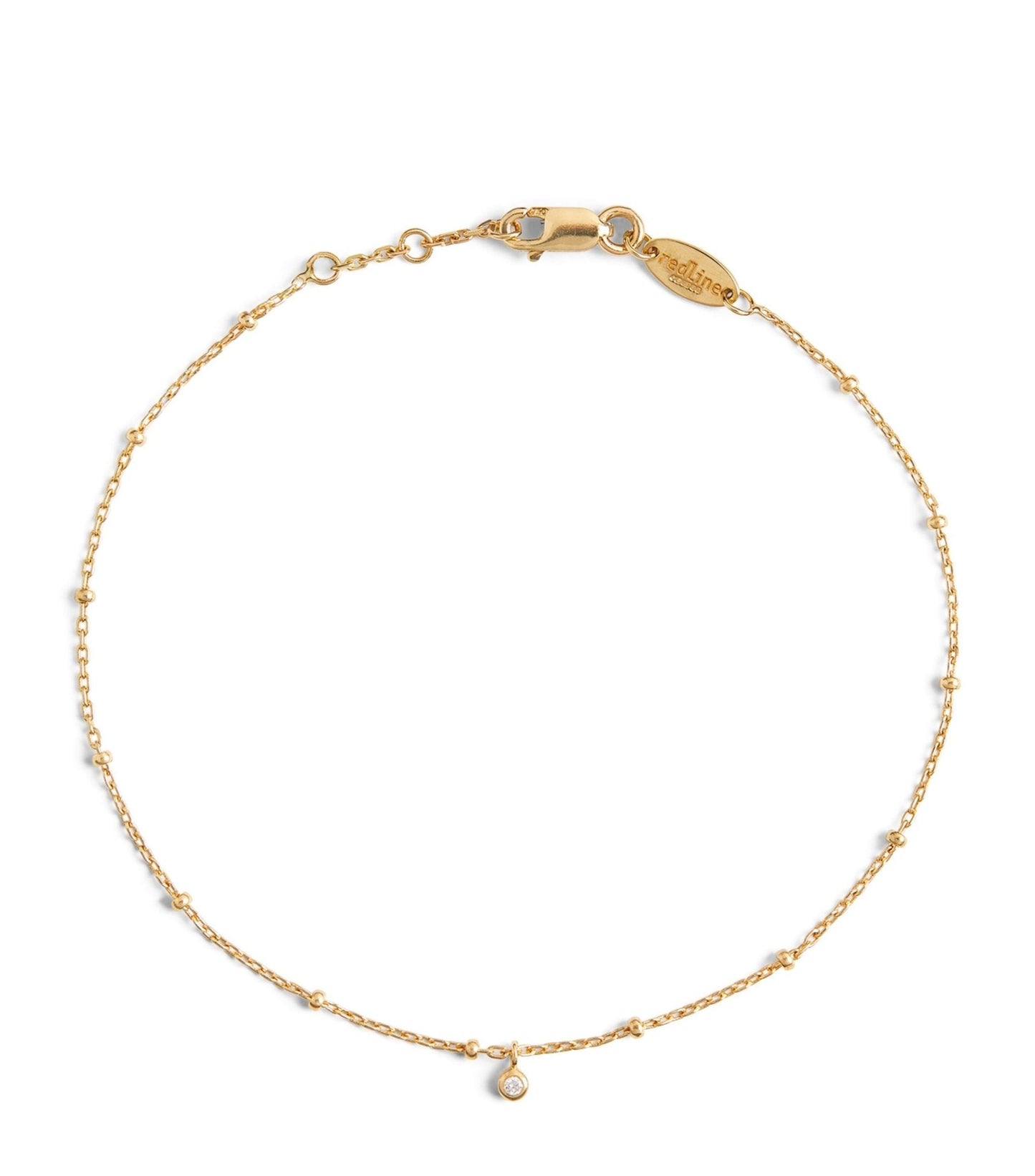 REDLINE Yellow Gold and Diamond Honoree Bracelet(Gold)