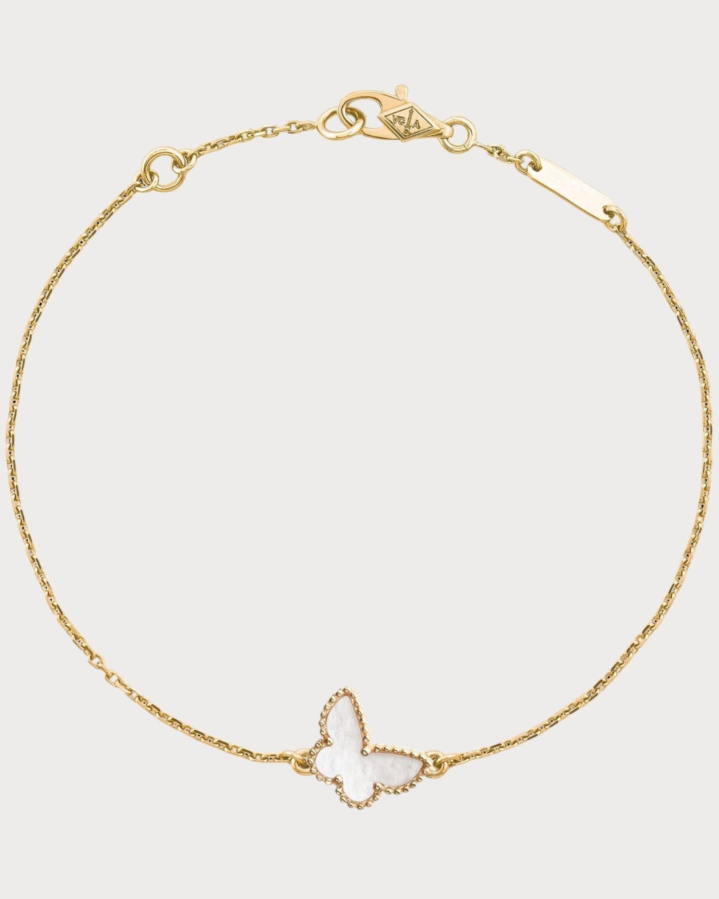 VAN CLEEF & ARPELS Sweet Butterflies Bracelet 18k(Yellow Gold)