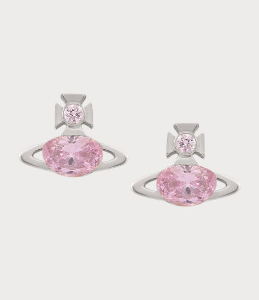VIVIENNE WESTWOOD Allie Earrings Brass(Pink)