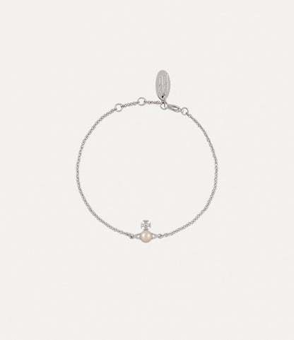 VIVIENNE WESTWOOD Balbina Bracelet Brass(Silver)