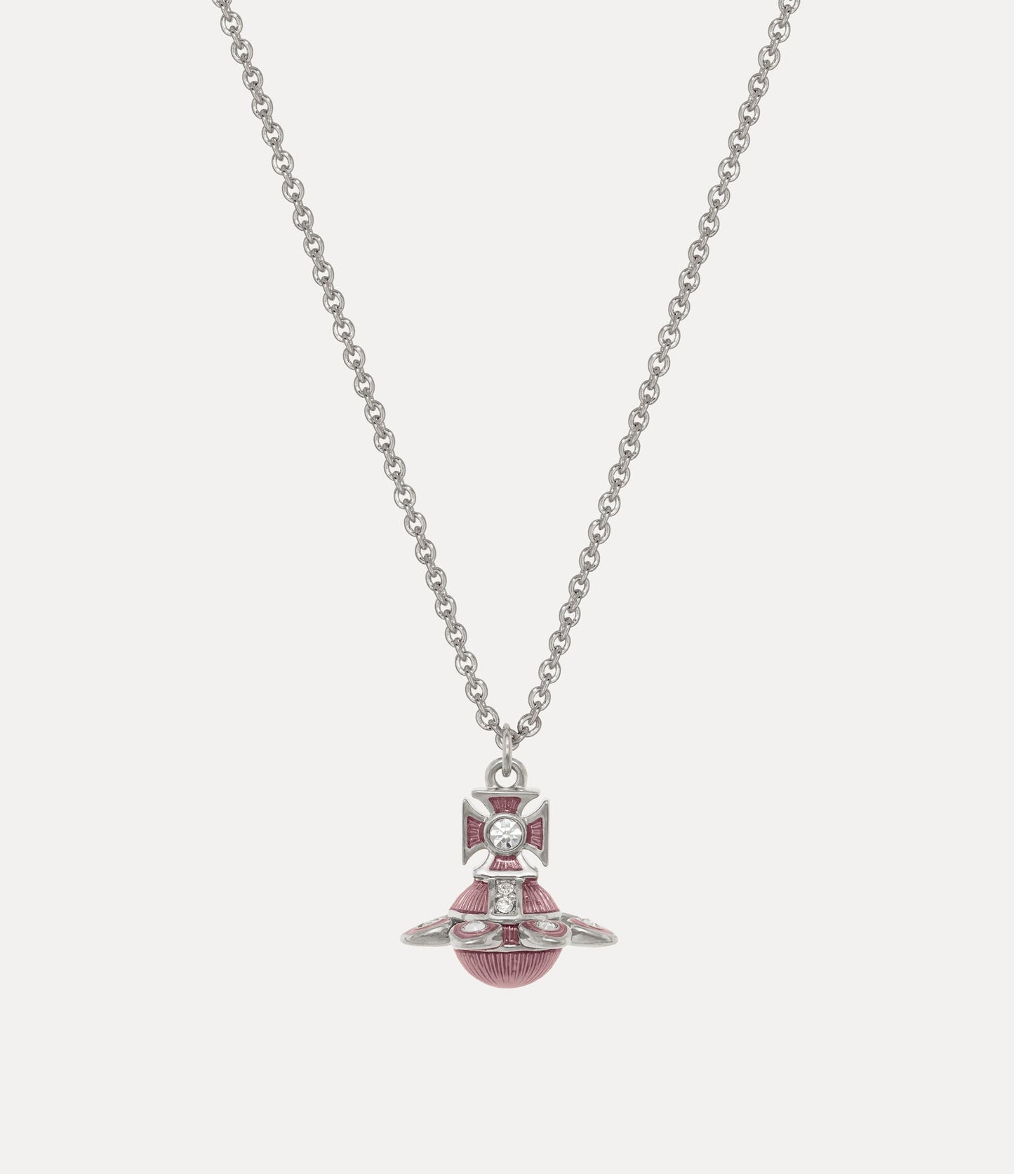 VIVIENNE WESTWOOD Capucine Platinum Pendant Necklace Brass(2 Colors)