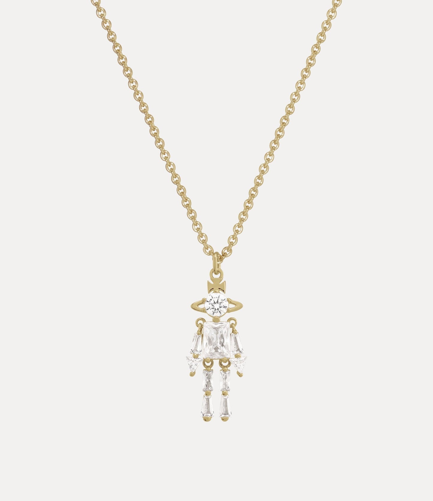 VIVIENNE WESTWOOD Issa Pendant Necklace Brass(Gold)