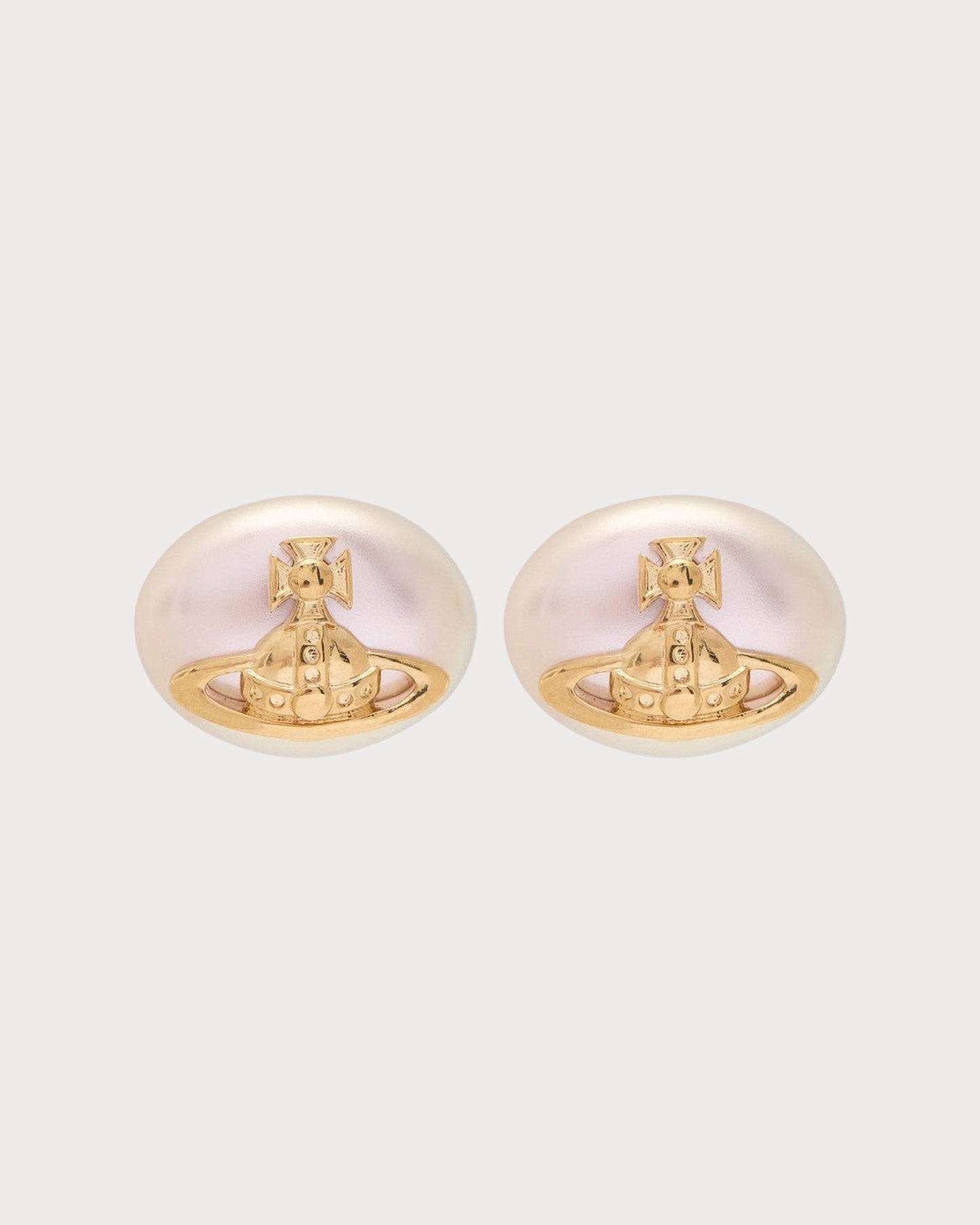 VIVIENNE WESTWOOD Lavinia Faux Pearl-Embellished Stud Earrings Metal(2 Colors)