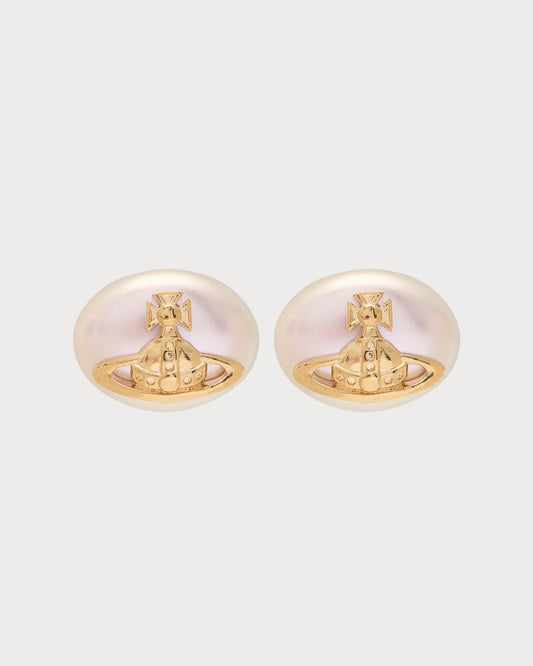 VIVIENNE WESTWOOD Lavinia Faux Pearl-Embellished Stud Earrings Metal(2 Colors)