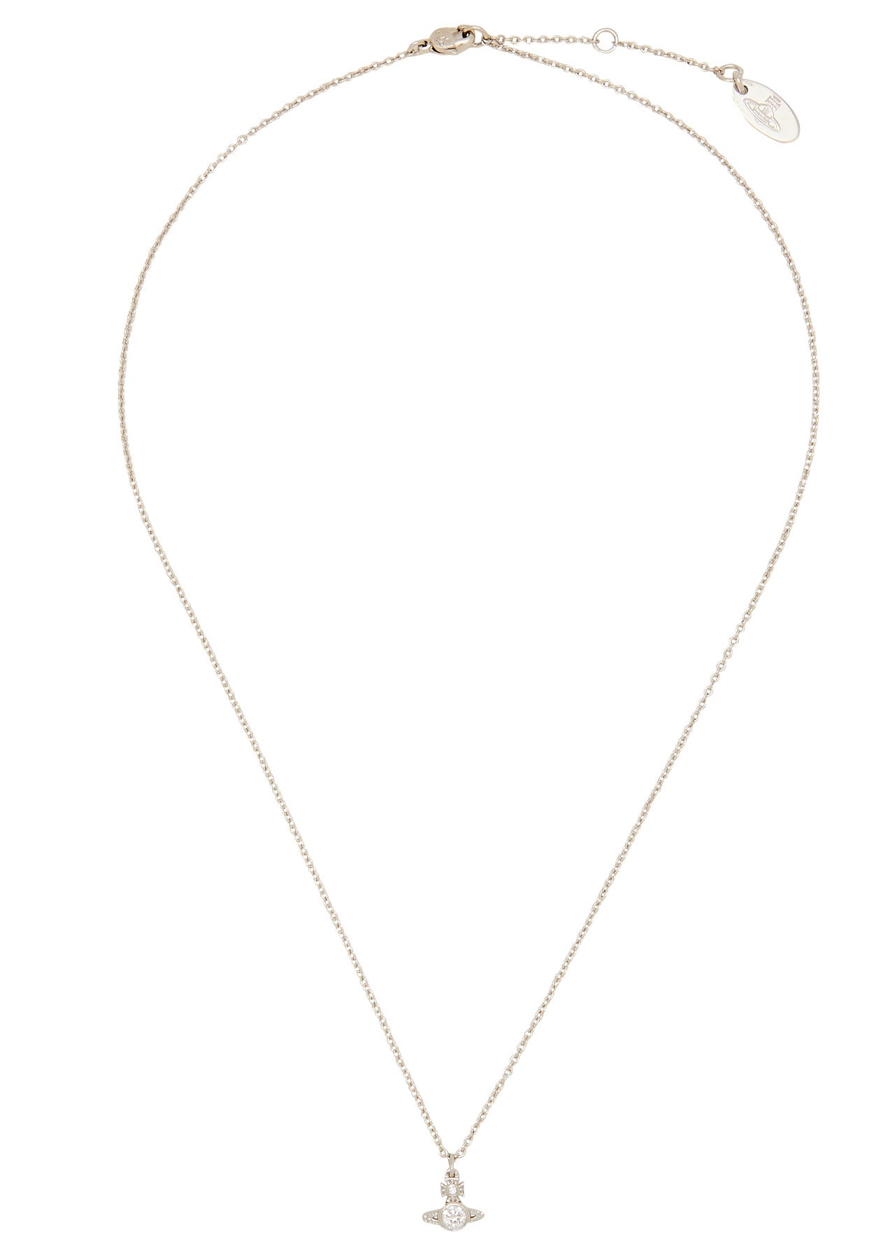VIVIENNE WESTWOOD London Orb Necklace Brass(Silver)