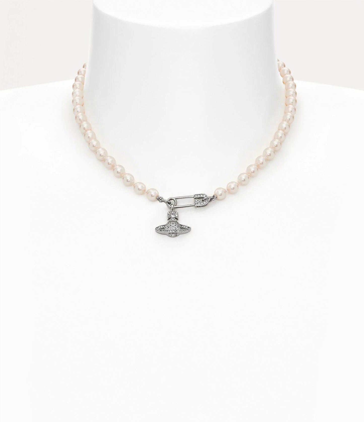 VIVIENNE WESTWOOD Lucrece Pearl Necklace Brass(2 Colors)