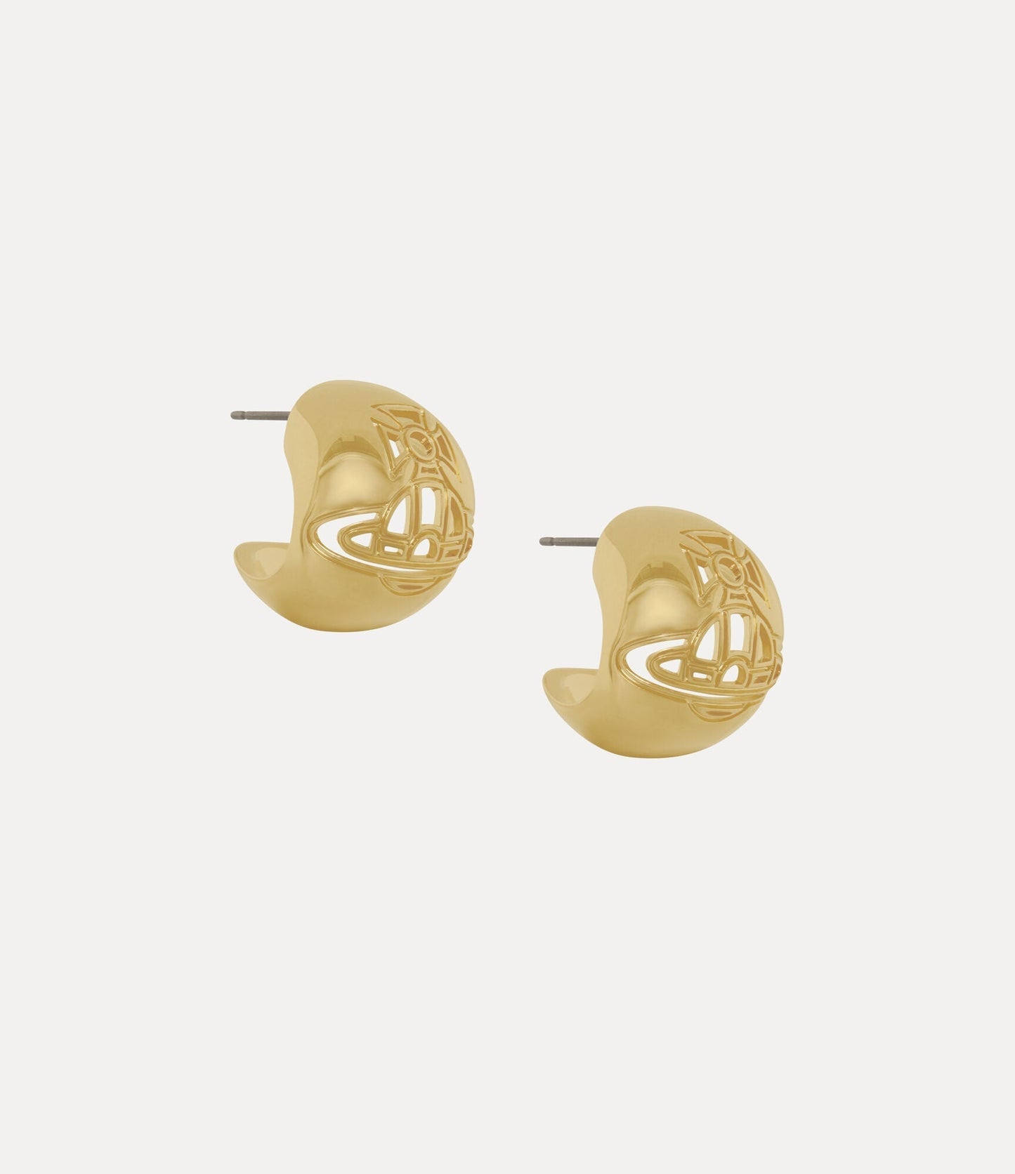 VIVIENNE WESTWOOD Maya Platinum Earrings Brass(2 Colors)