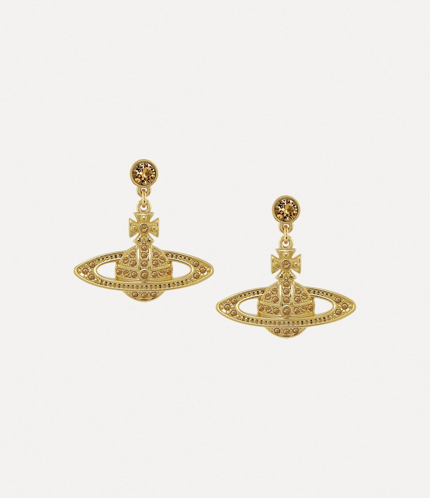 VIVIENNE WESTWOOD Bas Relief Drop Earrings Brass(Mini/3 Colors)