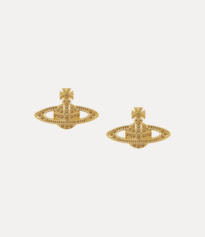 VIVIENNE WESTWOOD Bas Relief Earrings Brass(Mini/2 Colors)