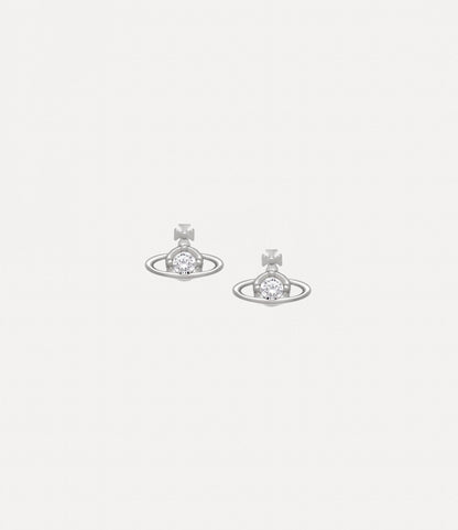 VIVIENNE WESTWOOD Solitaire Earrings Brass(Nano/4 Colors)