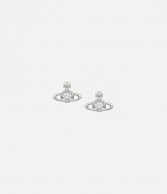 VIVIENNE WESTWOOD Solitaire Earrings Brass(Nano/4 Colors)