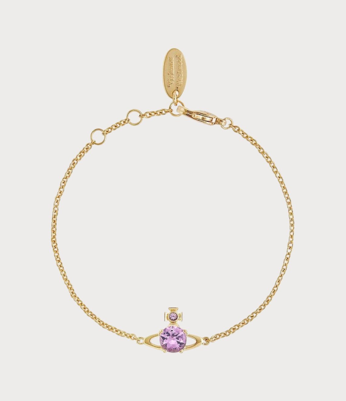 VIVIENNE WESTWOOD Reina Bracelet Brass(Small/Purple)