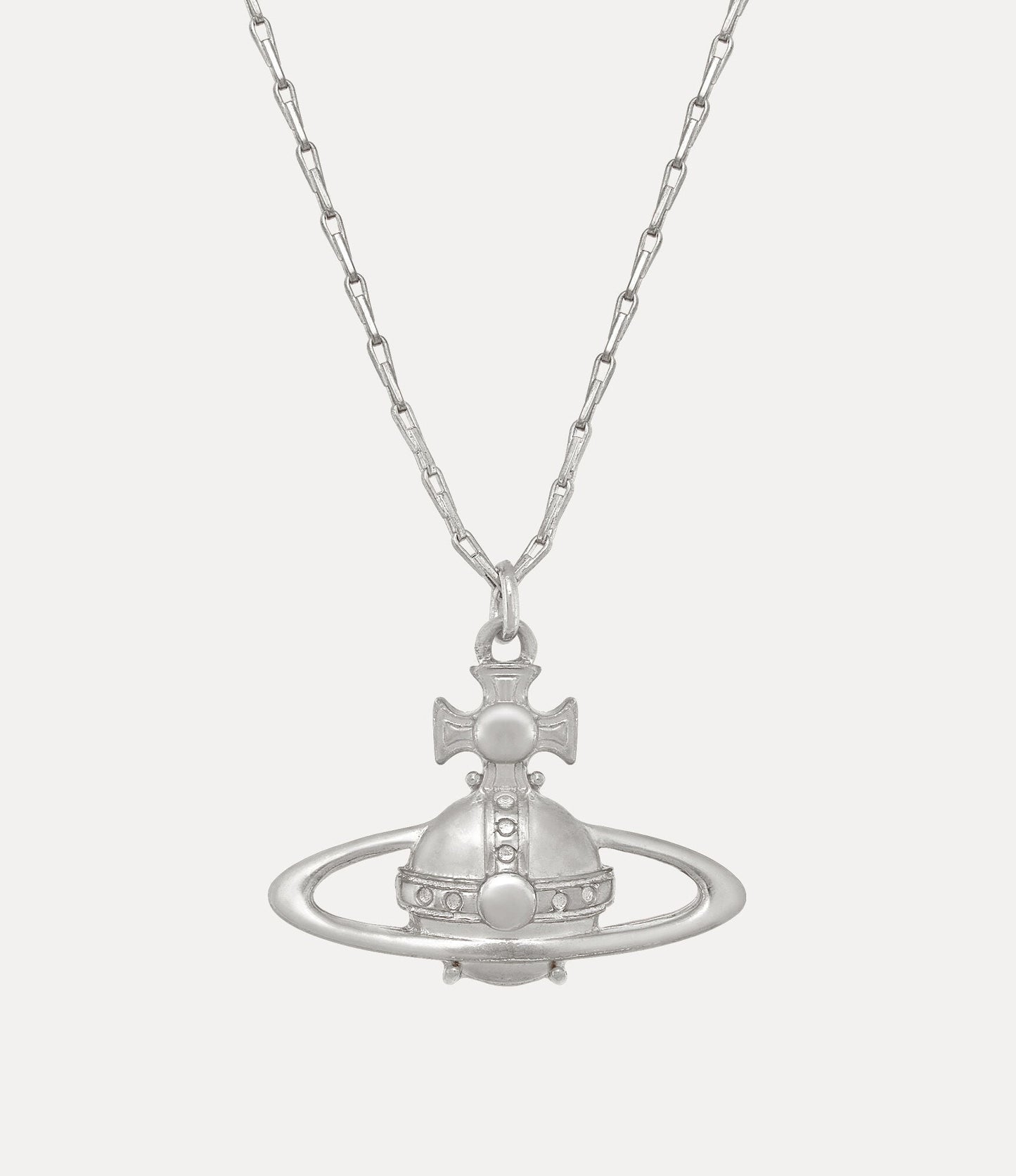 VIVIENNE WESTWOOD Suzie Pendant Necklace Brass(Silver)