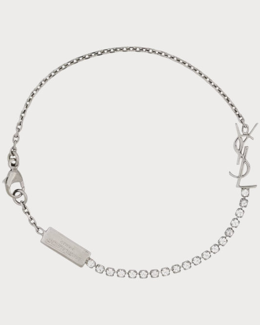 YSL SAINT LAURENT Cassandre Charm Bracelet Brass(2 Colors)